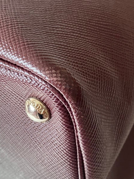 Prada Cerise Medium Double Handle Bag