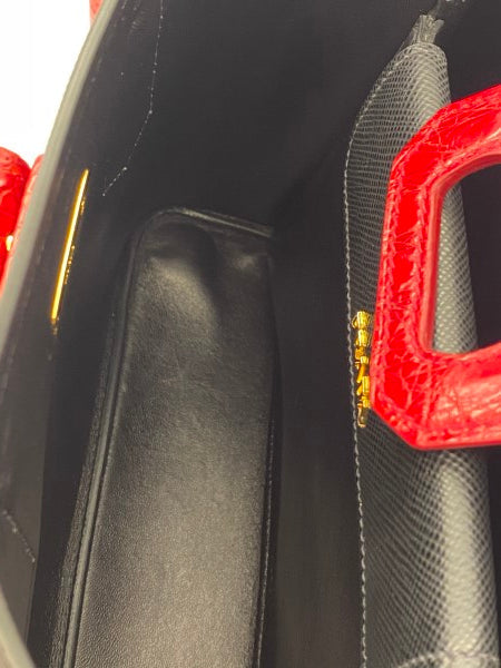 Prada Bicolor Galleria Tote Bag