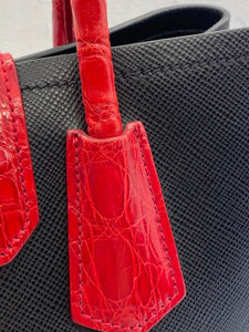 Prada Bicolor Galleria Tote Bag