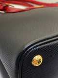 Prada Bicolor Galleria Tote Bag