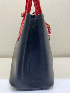 Prada Bicolor Galleria Tote Bag