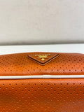 Prada Orange Soft Frame Clutch