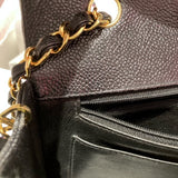 CHANEL 1994-1996 Black Caviar Diana Medium