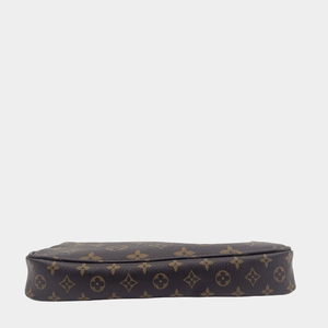 LOUIS VUITTON Pouchette w/Canvas Strap