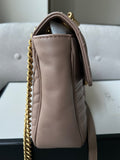 Gucci GG Dusty Pink Marmont Medium Shoulder Bag