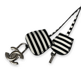 Chanel Filigree Vanity Case Small Black Caviar Silver