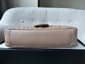 Gucci GG Dusty Pink Marmont Medium Shoulder Bag