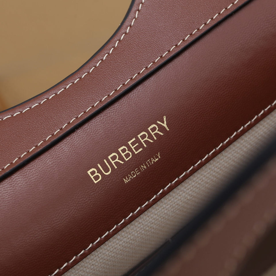 Burberry Leather Medium Pocket Bag