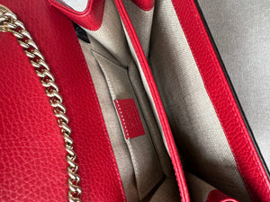 Gucci Interlocking GG Red Small Shoulder Bag