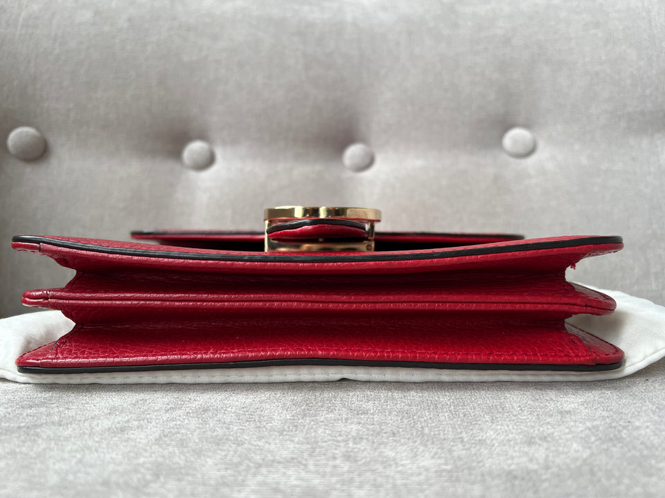 Gucci Interlocking GG Red Small Shoulder Bag