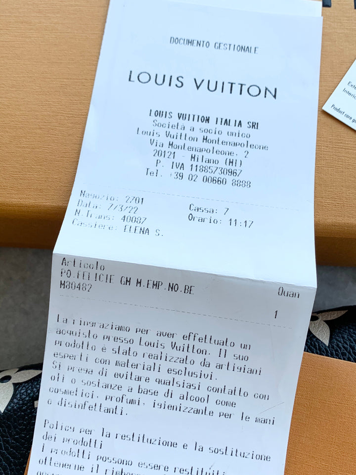 [SOLD]Louis Vuitton 2022 Pochette Felicie GM Bicolor Monogram Crossbody Bag