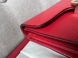 Gucci Interlocking GG Red Small Shoulder Bag