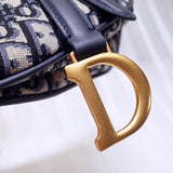 Christian Dior Mini Christian Dior Bag Blue Oblique Jacquard