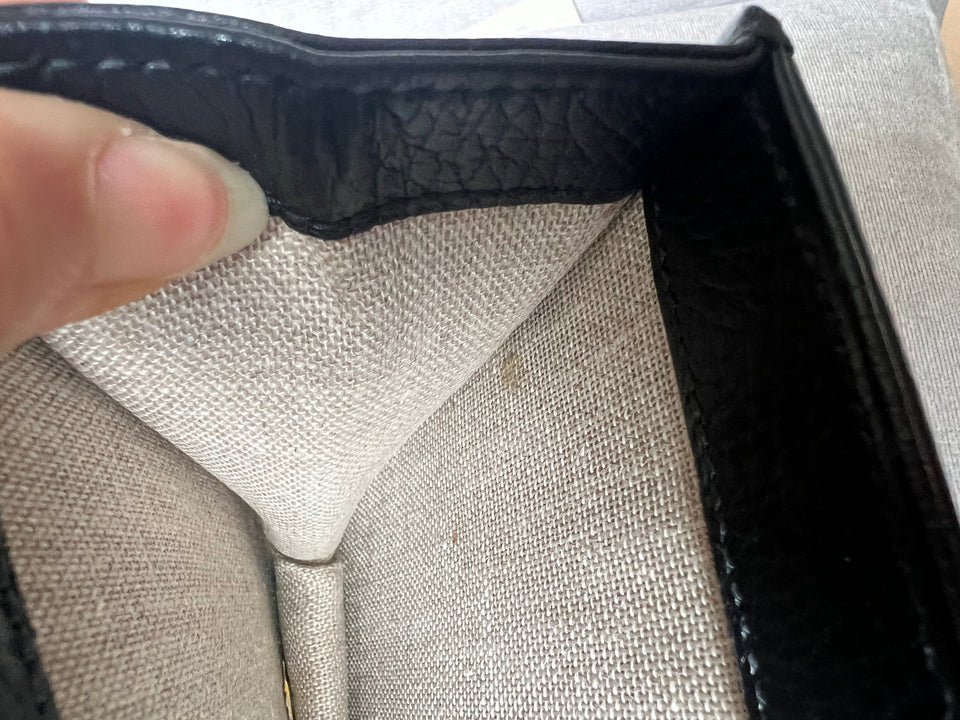 Gucci Interlocking GG Black Small Shoulder Bag