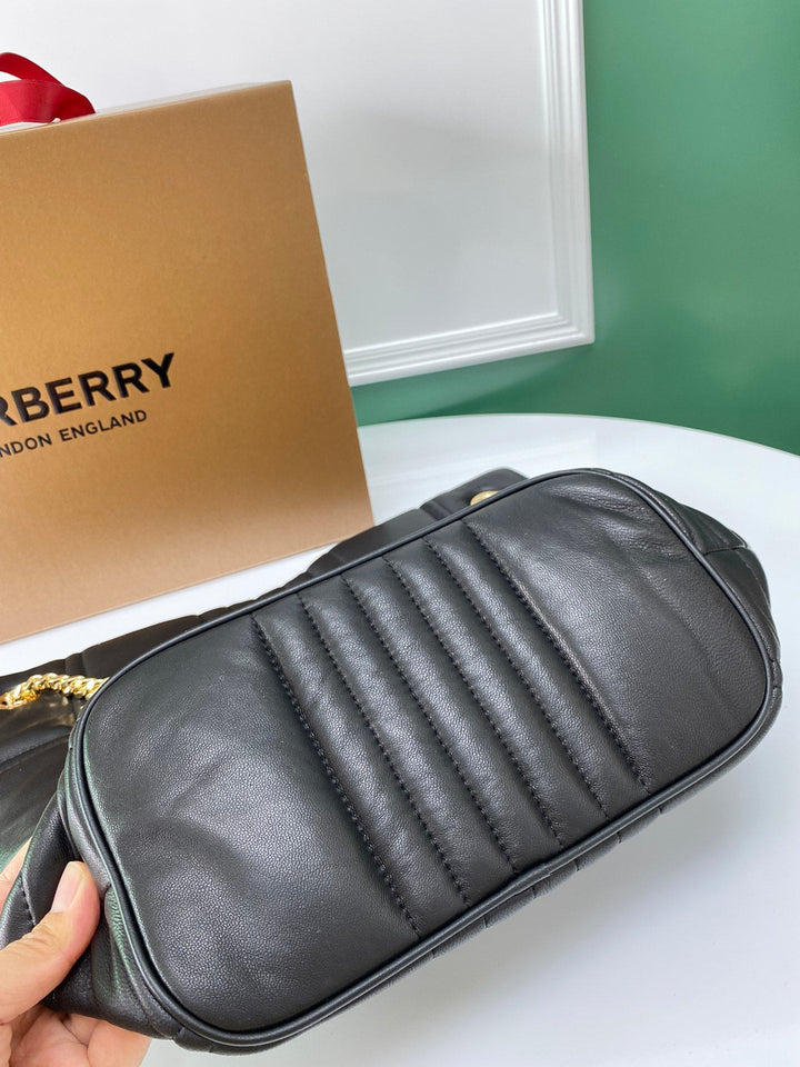 Burberry Small Quilted Lambskin Lola Bucket Bag