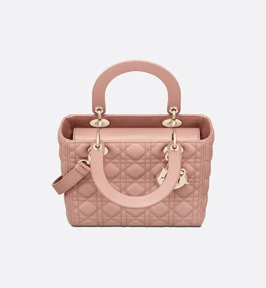 MeChristian Dior Bag Blush Cannage Lambskin