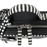 Chanel Filigree Vanity Case Small Black Caviar Silver