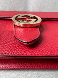 Gucci Interlocking GG Red Small Shoulder Bag