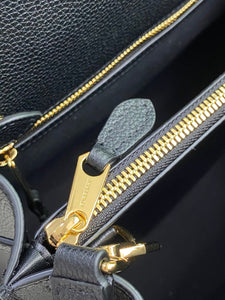 Burberry Medium Leather Title Bag