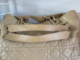 Christian Dior Beige Cannage Soft Tote