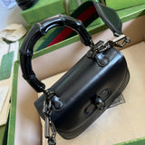 Gucci Small Top Handle Bag With Bamboo