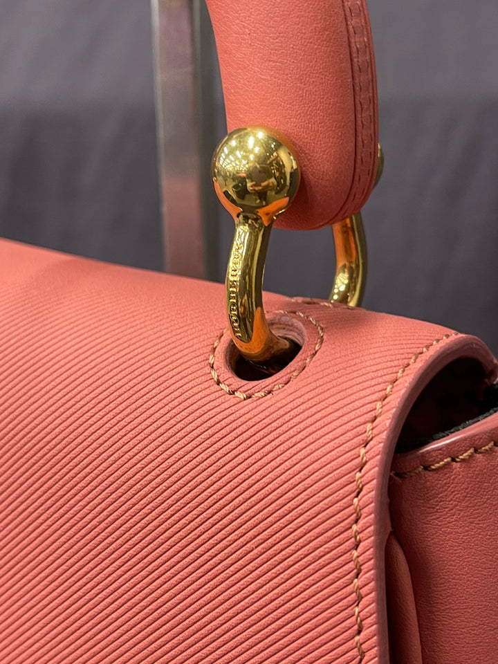 BURBERRY DK88 Top Handle Mini Leather Bag (With Strap)