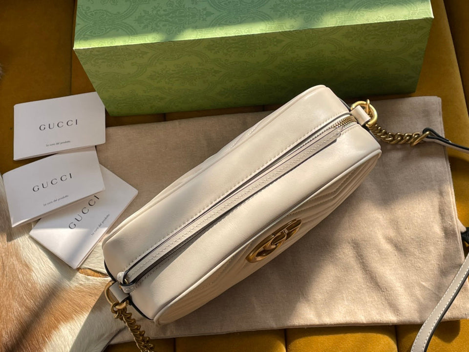 Gucci GG Marmont Small Matelasse Shoulder Bag