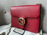 Gucci Interlocking GG Red Small Shoulder Bag