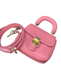 BURBERRY DK88 Top Handle Mini Leather Bag (With Strap)