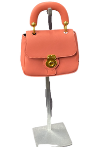 BURBERRY DK88 Top Handle Mini Leather Bag (With Strap)