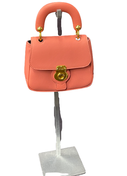 BURBERRY DK88 Top Handle Mini Leather Bag (With Strap)