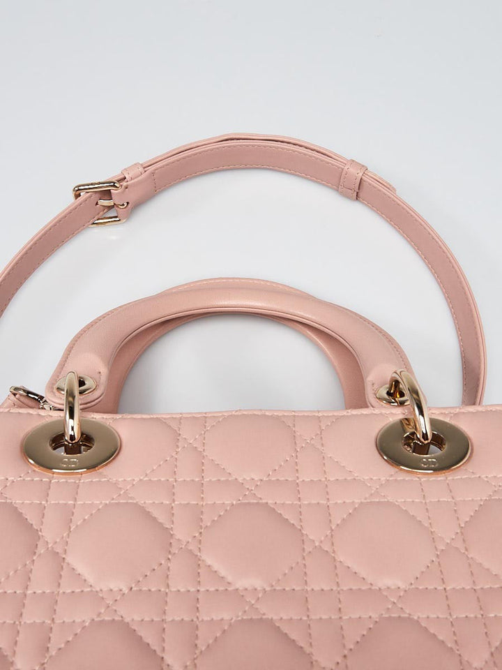 MeChristian Dior Bag Blush Cannage Lambskin
