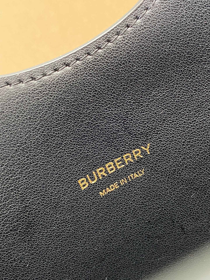 Burberry Small Leather Pocket Bucket Bag