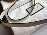 Gucci GG White Marmont Mini Shoulder Bag (RRP £1,160)