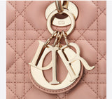 MeChristian Dior Bag Blush Cannage Lambskin