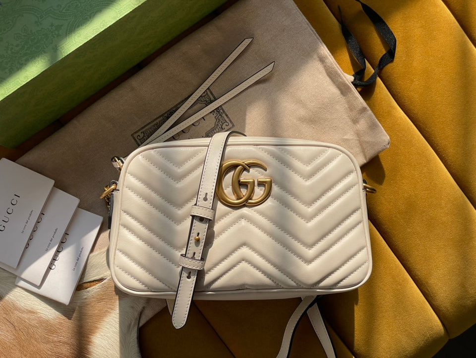 Gucci GG Marmont Small Matelasse Shoulder Bag
