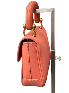 BURBERRY DK88 Top Handle Mini Leather Bag (With Strap)