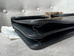 Gucci Interlocking GG Black Small Shoulder Bag