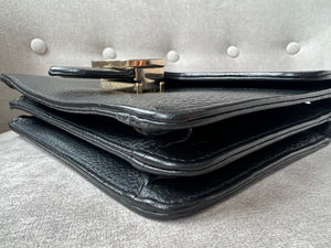 Gucci Interlocking GG Black Small Shoulder Bag