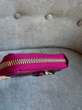 Gucci Pink Patent Guccissima Print Wallet