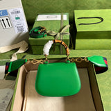 Gucci Small Top Handle Bag With Bamboo