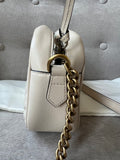 Gucci GG White Marmont Small Shoulder Bag
