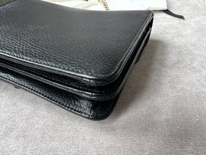 Gucci Interlocking GG Black Small Shoulder Bag