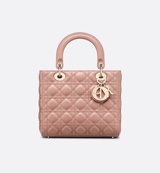 MeChristian Dior Bag Blush Cannage Lambskin
