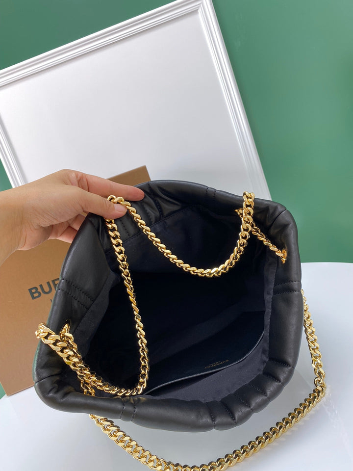 Burberry Small Quilted Lambskin Lola Bucket Bag
