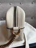 Gucci GG White Marmont Mini Shoulder Bag (RRP £1,160)