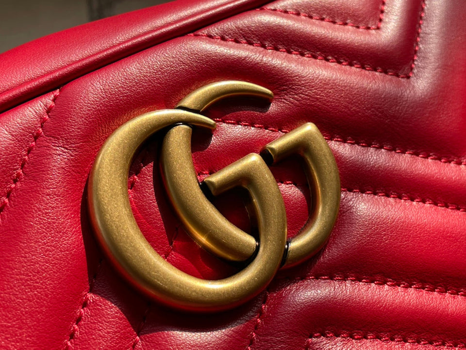Gucci GG Marmont Small Matelasse Shoulder Bag