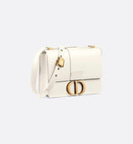 Christian Dior 30 MONTAIGNE BAG Latte Box Calfskin