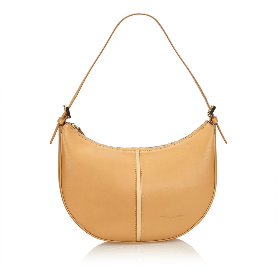 Burberry Brown Beige Others Leather Hobo Bag United Kingdom