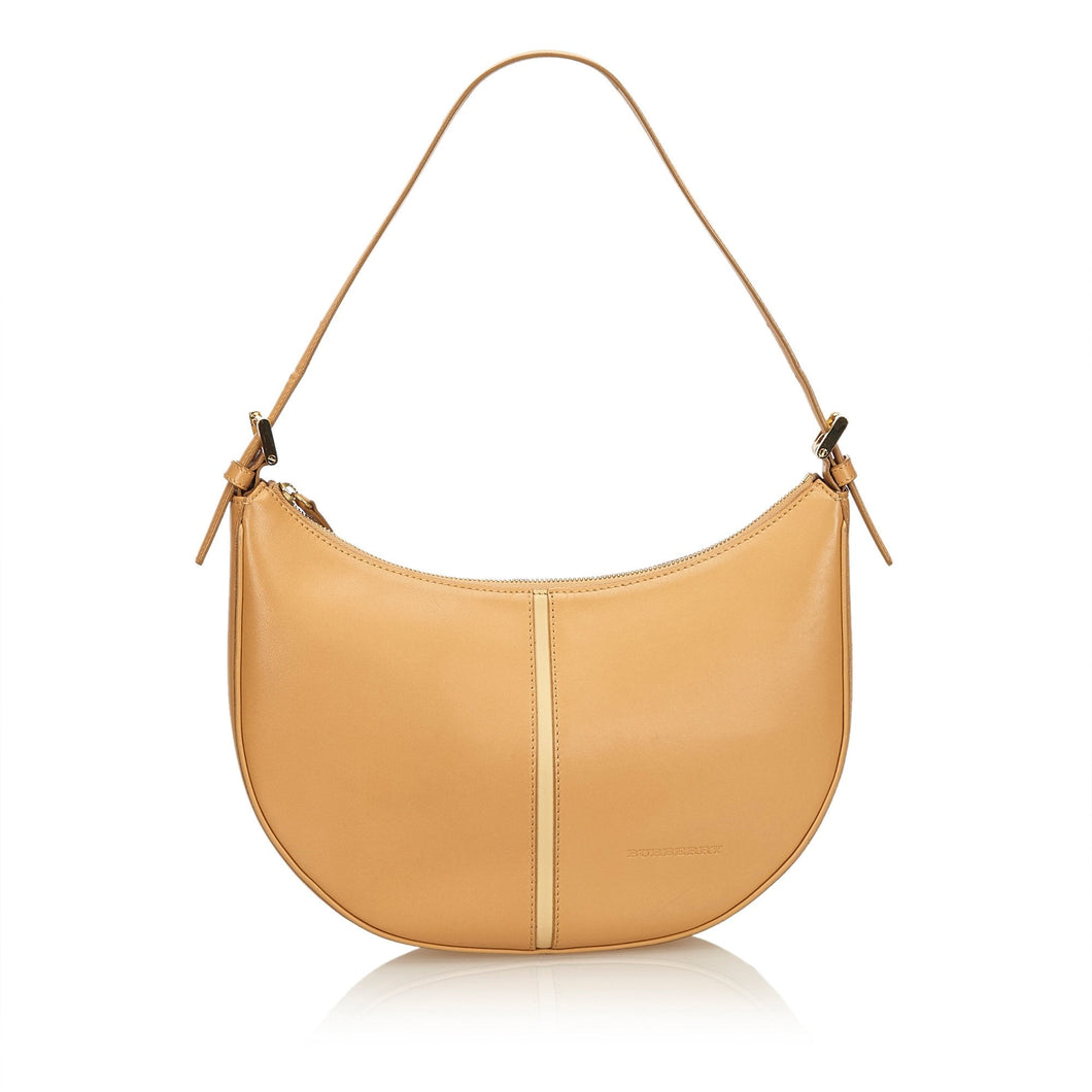 Burberry Brown Beige Others Leather Hobo Bag United Kingdom